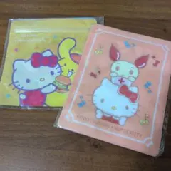 サンリオキャラクター（4種類4枚）キティ（3枚）のジッパーバッグ 2点セット