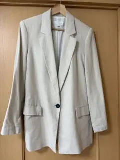 ZARA リネンジャケット ベージュのサムネイル