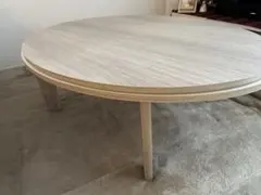 楕円形こたつテーブル　ベージュ