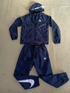 ナイキ　ウーブン　セットアップ　ネイビー　M