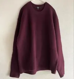 uniqlo スフレヤーンクルーネックセーター