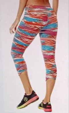 Zumba オレンジ/青/ピンクハーフパンツ　Sサイズ