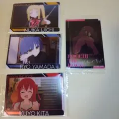 ぼっち·ざ·ろっく！ ウエハース カード 4枚 ＃05 ＃11 ＃12 ＃13