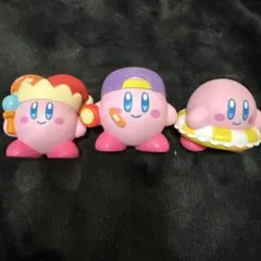 星のカービィ ガチャ フィギュア 3個セット カービィ ミニフィギュア