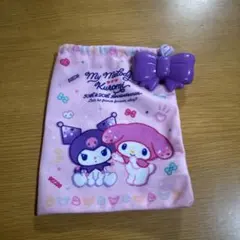 マイメロディ&クロミのリボンチャームきんちゃく　ハッピーセット