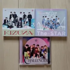JO1 CD 3枚セット CHALLENGER THE STAR KIZUNA