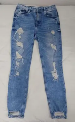 ZARAダメージジーンズ　サイズ：34 XS