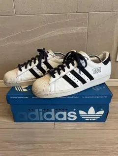 adidas SUPERSTAR ホワイト/ネイビー　27.0cm