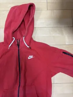 【希少】90s古着 Nikeフルジップ パーカー レッド