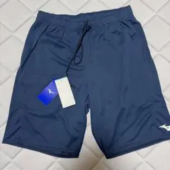 (新品) MIZUNO バドミントン ハーフパンツ ドレスネイビー XLサイズのサムネイル