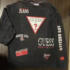 GUESS ブラック スウェット L