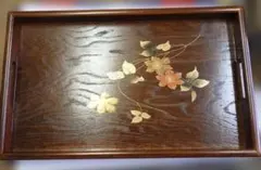 木製 硯箱 蒔絵 花文様 漆器 文箱 - メルカリ