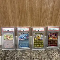 【PSA10連番】イーブイ シャワーズ サンダース ブースター 4枚のサムネイル