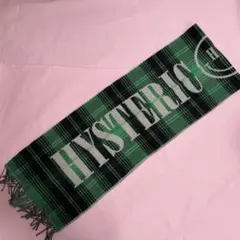 【HYSTERIC GLAMOUR】 BEGG/HG SMILEチェックマフラー