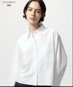 ユニクロJW ANDERSON ホワイト長袖シャツ