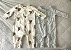 baby gapクマ柄ロンパース 50cm 0-3month