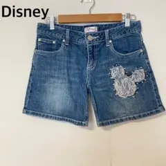 Disneyディズニー ミッキー デニムショートパンツ ウエスト64