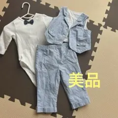 ベビーフォーマル 子供服 セットアップリトルミー　お宮参り　お食い初め　男の子