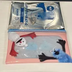 パペットスンスン スシロー コラボ クリアポーチ　SUNSUN