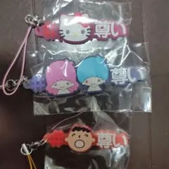 ハッシュタグつける サンリオキャラクターズ キティ キキララ たあ坊 3点セット