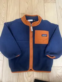 Patagonia フリースジャケット ネイビー/オレンジ