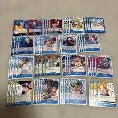 ワンピースカードゲーム　神の島の冒険　青デッキ　デッキパーツ