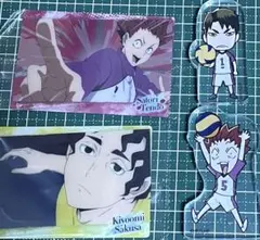 ハイキュー！！ アクリルブロック ウエハースカード 佐久早聖臣 天童覚 牛島若利