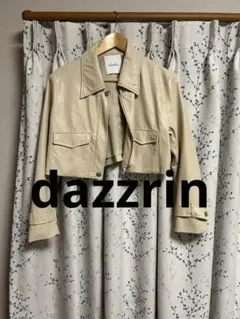 dazzlin フェイクレザー ショートジャケット