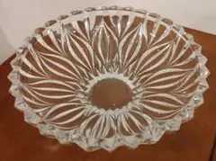 ガラス プレート（ボウル） 24cm 昭和レトロ