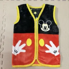 ディズニー ミッキー スリーパー ベスト フリース 80cm