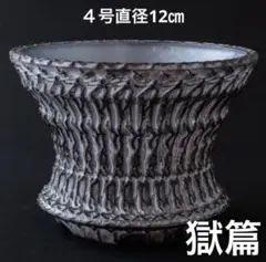 新作】獄篇〜銀〜 5号直径15㎝ 3dプリンター鉢 作家鉢 アガベ - メルカリ