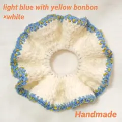 韓国っぽ可愛い♥ハンドメイド かぎ編み ビッグシュシュ｜まとめ髪に｜まとめ髪に