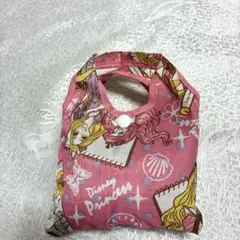 ディズニープリンセス エコバッグ　収納袋付き