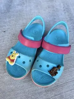 Crocs キッズサンダル C10 青/ピンク