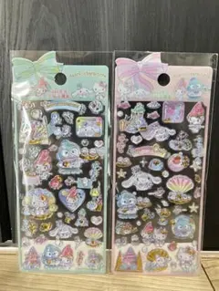 「正規品」サンリオシール　ぷっくりジュエリードロップ2枚セット