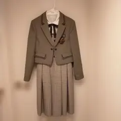 フォーマルスーツ グレー チェック柄 165