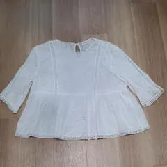 ZARA☆七分袖ブラウス美品春
