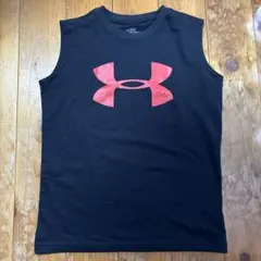 UNDER ARMOUR ノースリーブTシャツ ブラック/レッド