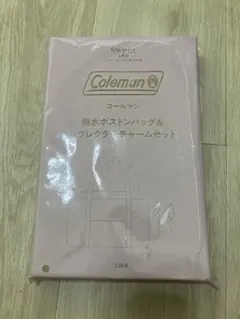 新品 Coleman 撥水ボストンバッグ＆リフレクターチャームセットのサムネイル