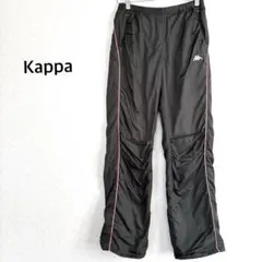 カッパ Kappa ジャージパンツ 裏地付き 裾ドローコード グレー Lのサムネイル