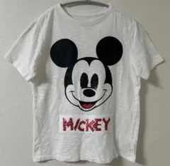 ギャップキッズ ミッキーマウスTシャツ スパンコール　半袖Tシャツ ホワイトのサムネイル