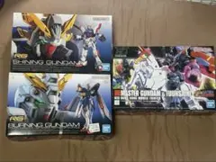 RGゴットガンダム＋シャイニングガンダムHGマスターガンダム＆風雲再起のセット