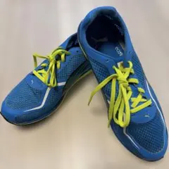 PUMA プーマ☆ゴルフシューズ　スニーカー ブルー イエロー　26cmのサムネイル