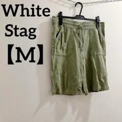 White Stag 【M】オリーブグリーン ショートパンツ 春夏 シンプル