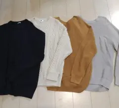 UNIQLO・GU XL ニットセーター4点セットユニクロ・ジーユー