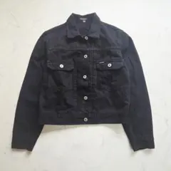 ゲス　GUESS　90s　USA製　ブラックデニムジャケット　Ｍ　ヴィンテージ