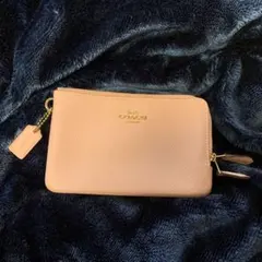コーチ COACH ペブルド レザー ダブル コーナー ジップ リストレット