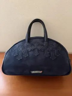 Chrome Hearts レザー ボストンバッグ ラージクロス クロムハーツ
