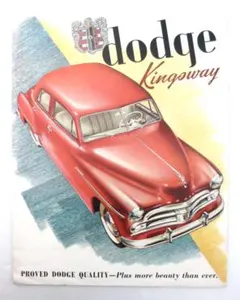 激レア DODGE キングスウェイ 1枚カタログ　当時物