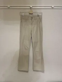 ZARA ベージュ フレアパンツ